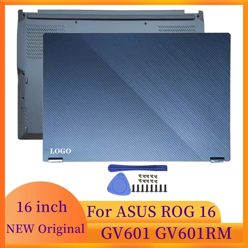 Новые оригинальные ноутбуки, планшетофон для ASUS ROG16 GV601 GV601RM, экран ноутбука, задняя крышка ЖК-экрана, петли, Нижняя Флип-версия для ноутбука