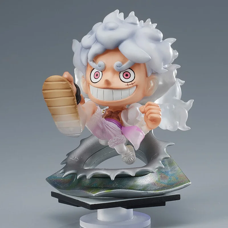Фото BANDAI Original ONE PIECE Niforme Shonen Monkey D. Luffy Shanks Багги Маршалл Д. Teach Аниме Мультфильм Гаражный комплект Подарки Игрушки №2