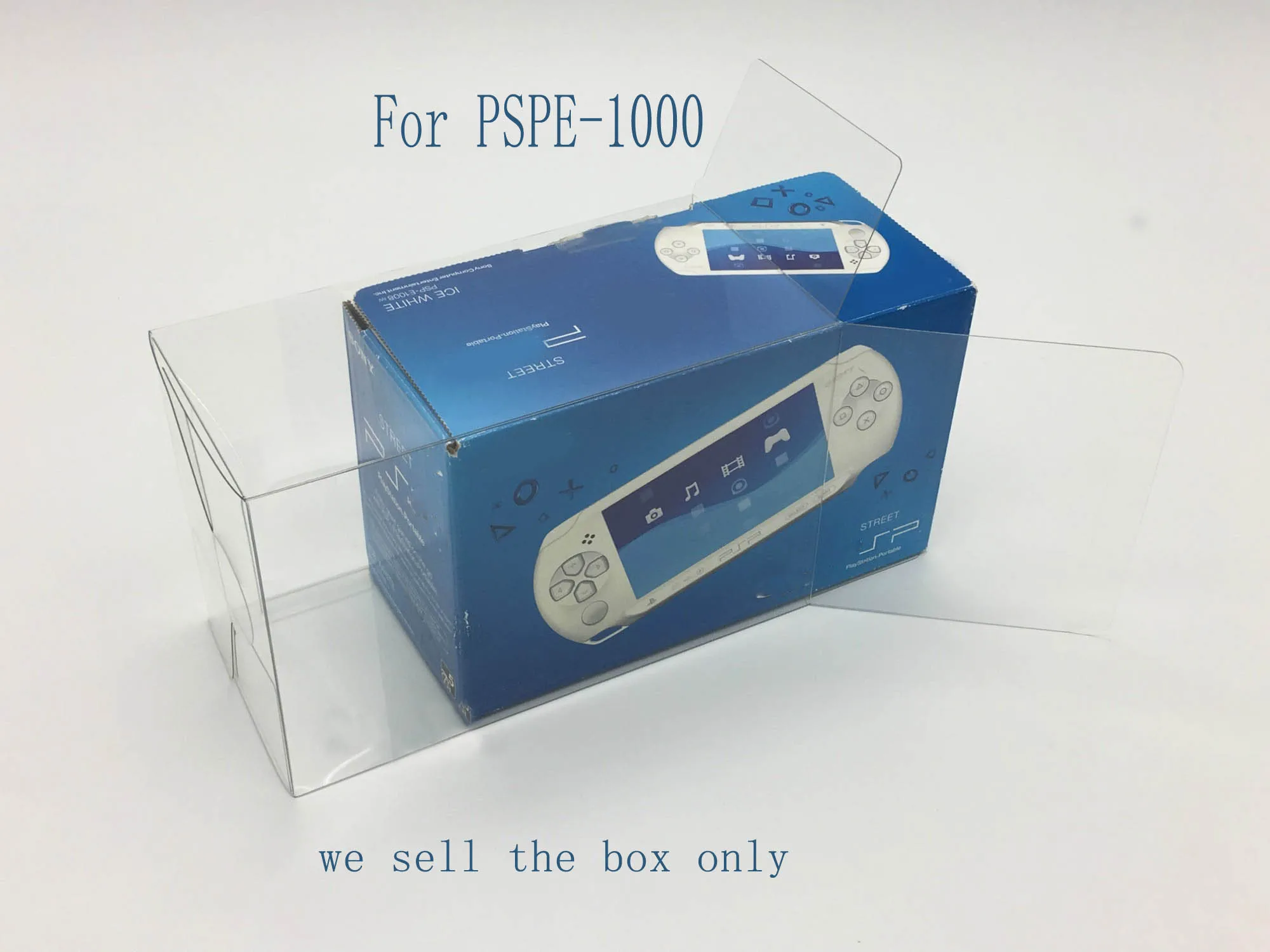 Коллекционная витрина для PSPE1000/Sony PSP E-1000, прозрачная коробка для хранения игр, прозрачная оболочка