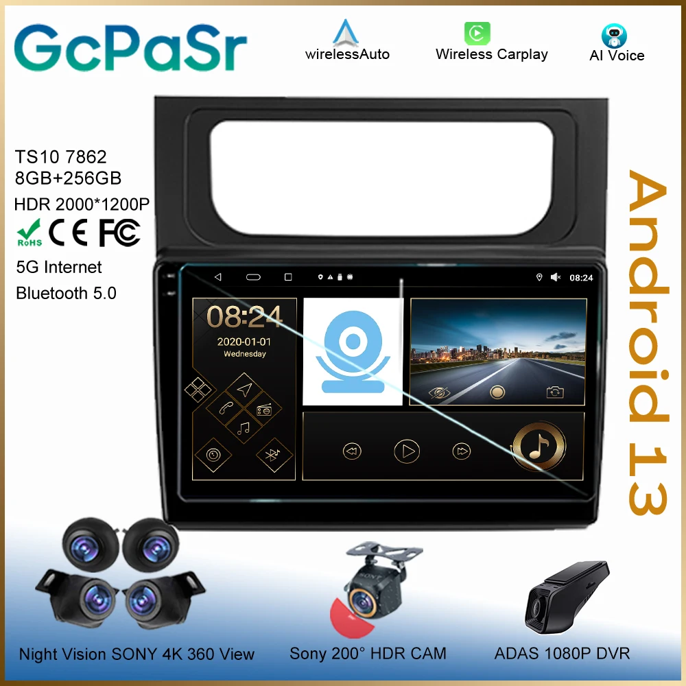 Автомобильный Android для Volkswagen Touran 2 1T 2010 - 2015 головное устройство 7862 No 2din видео Carplay Радио Навигация мультимедийный автомобильный плеер