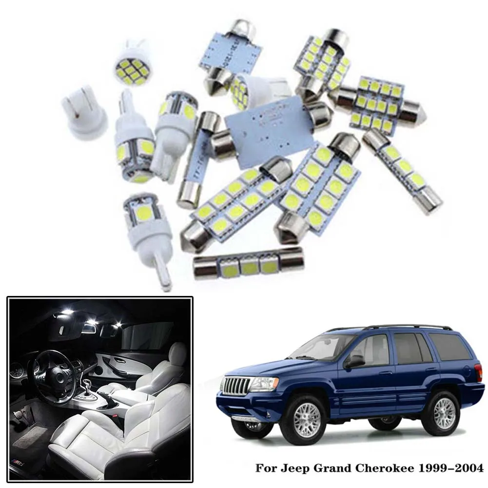 Аксессуары для Jeep 1999-2004, аксессуары для Grand For Cherokee WJ, Canbus, 18 шт.
