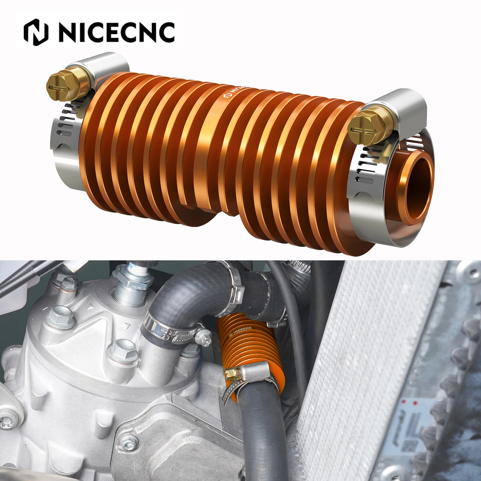 Для KTM 250 300 EXC XCW 2024 250 300 XC SX 2023-2024 для Husqvarna TE300 TX300 GasGas EC300 MC250 радиатор линейного водяного охладителя