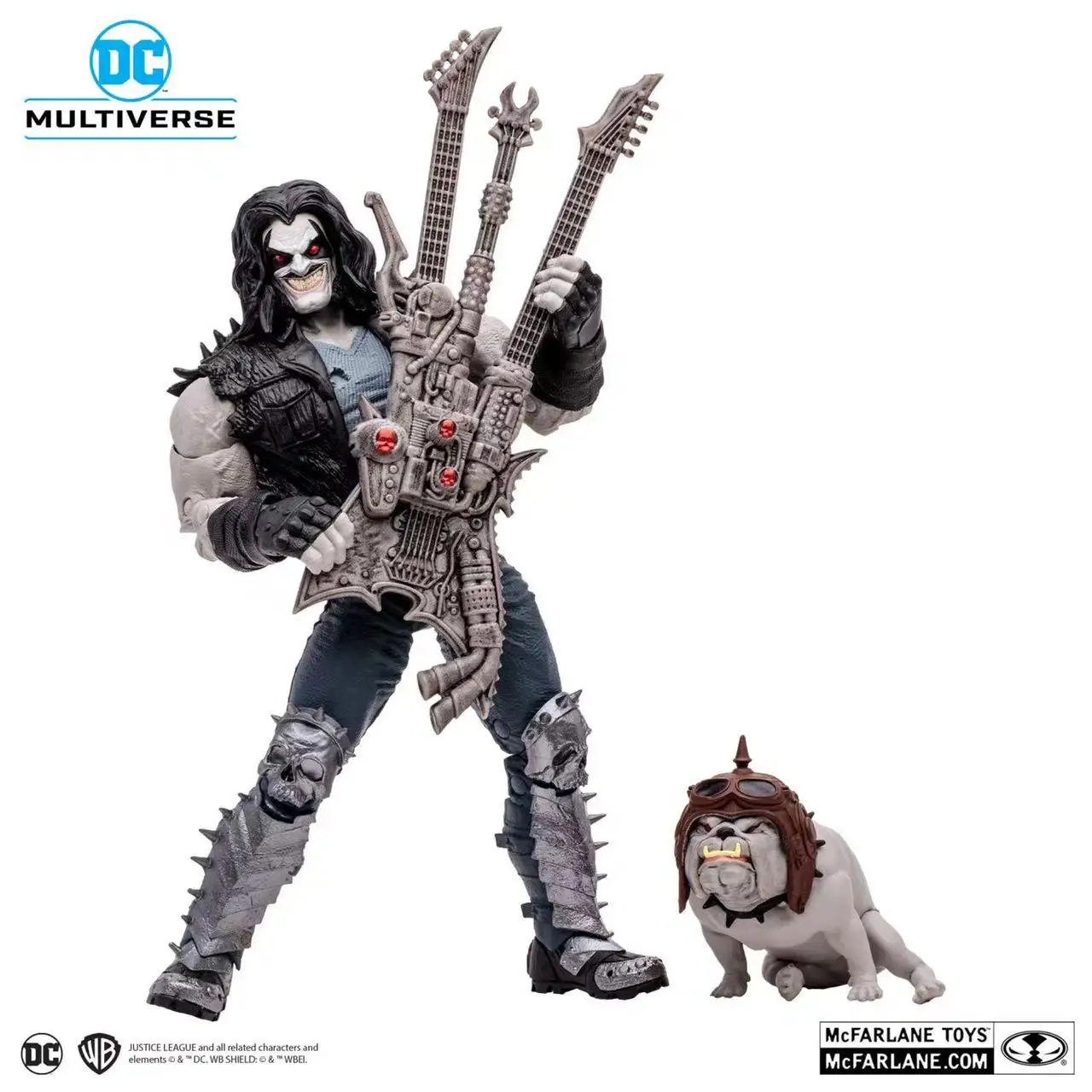 Фото Игрушки McFarlane DC Multiverse Bounty Hunter Lobo & Spacehog Set 21 ''фигурки, оригинальная модель GK, коллекционная кукла для гаража №4