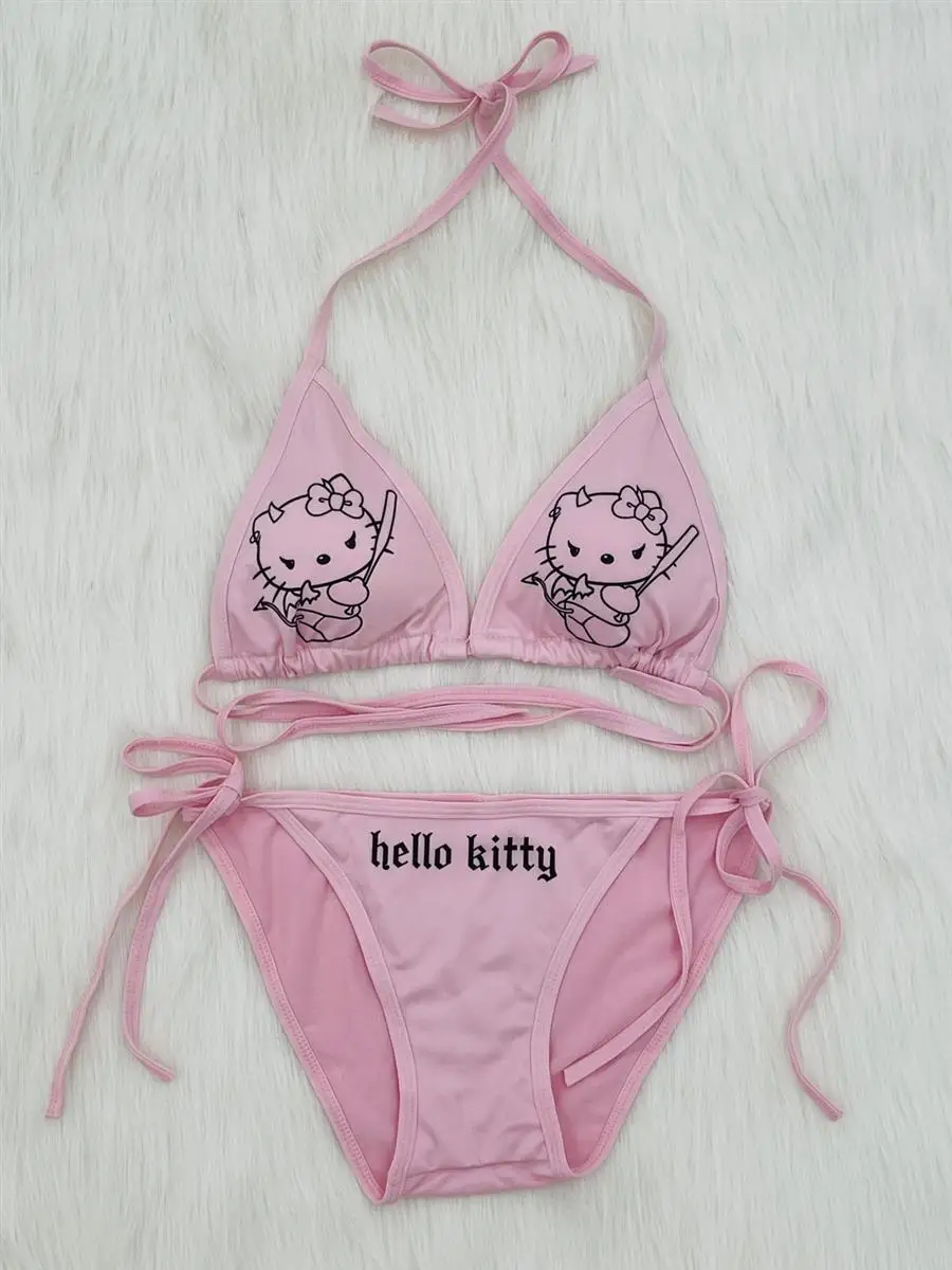Фото 2 шт., женское нижнее белье «Hello Kitty» №3