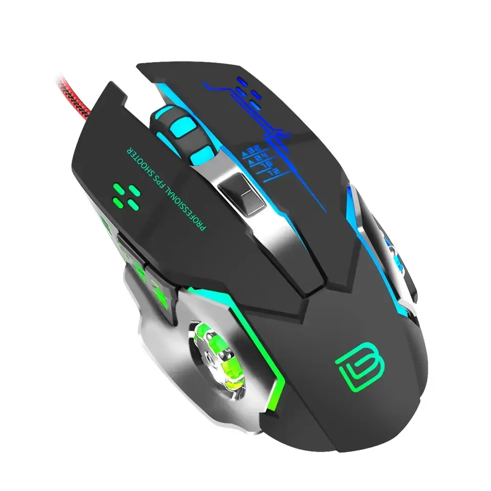 Мышь Компьютерная G8 проводная, 1200/1800/2400/3200 DPI, USB