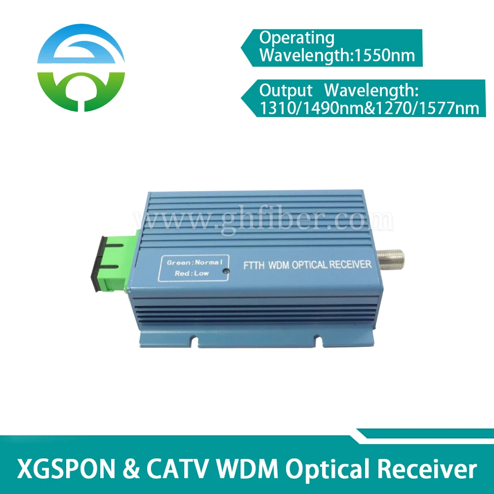 XGSPON&CATV WDM Оптический приемник Активный триплексор Минимальный 1270/1577 нм