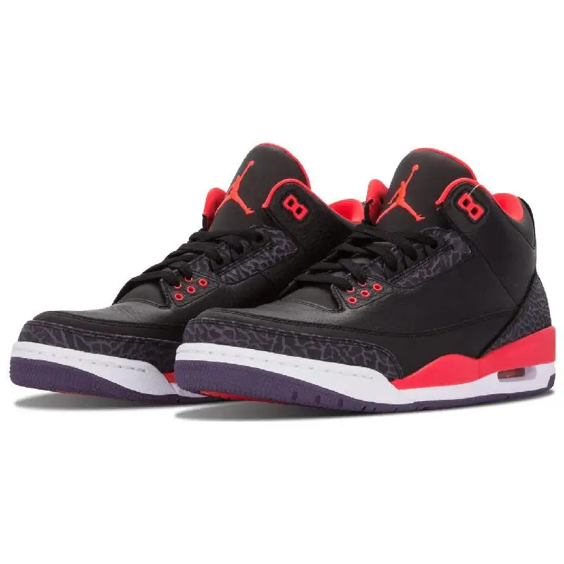 Фото Кроссовки Nike Jordan 3 Retro Crimson 136064 -005 №3