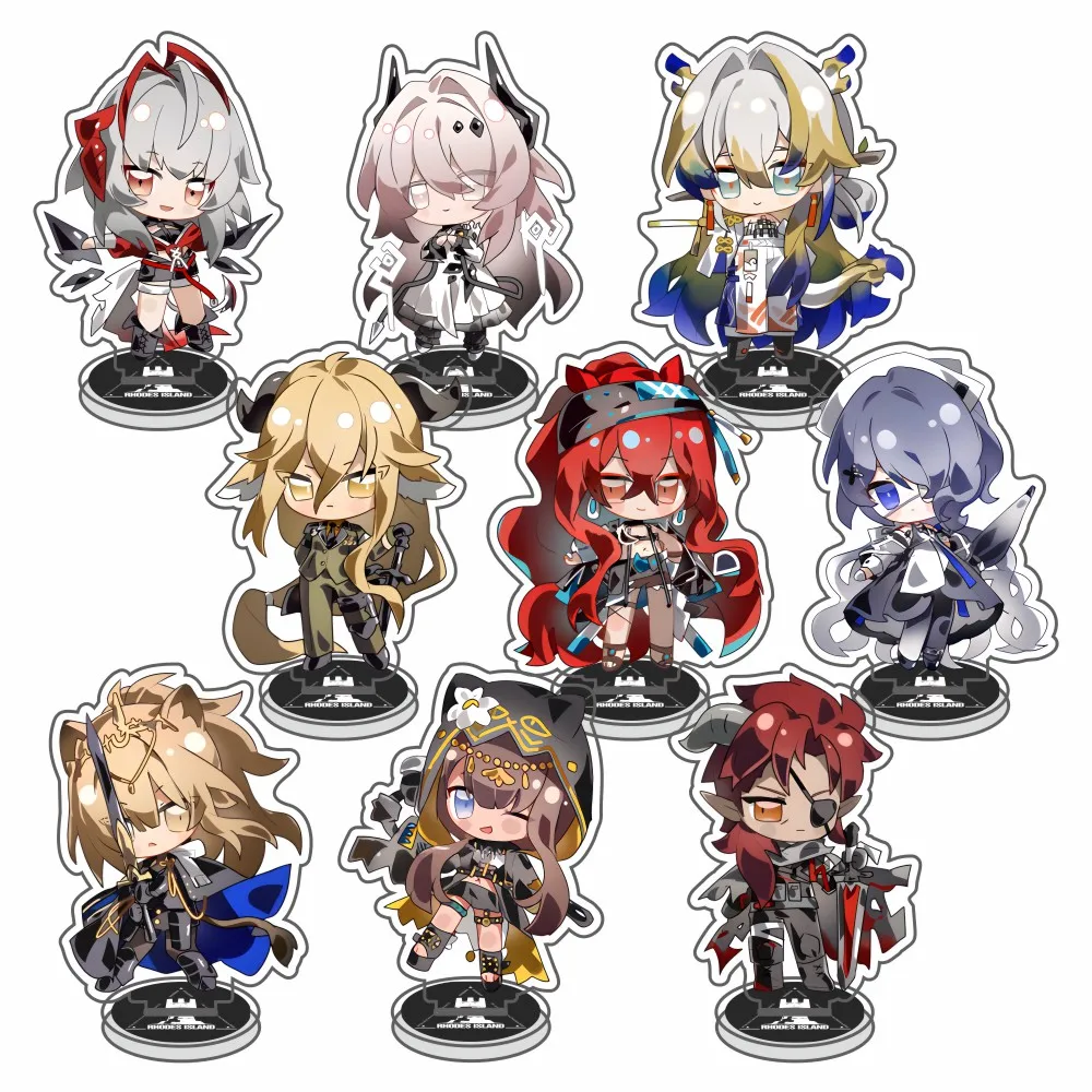Горячая игра Tomorrow's Ark Arknights Amiya Myrtle Exusiai Skadi SilverAsh Kal'tsit акриловые брелки подвеска автомобиль косплей фанаты подарок