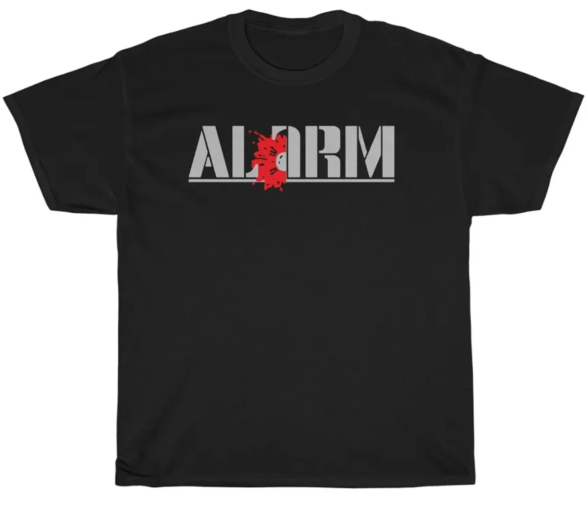 Футболка с альбомом группы Alarm, черная, хлопковая, унисекс, все размеры JJ2533