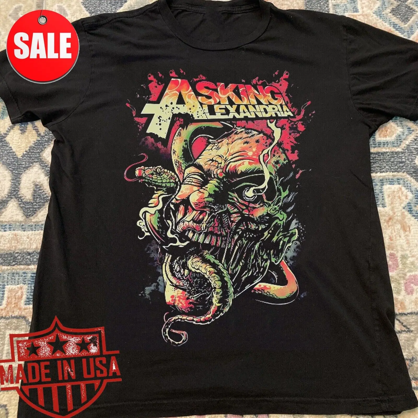 Новинка, александская змея KAOS, подарок для фанатов, РУБАШКА УНИСЕКС всех размеров 1LU236