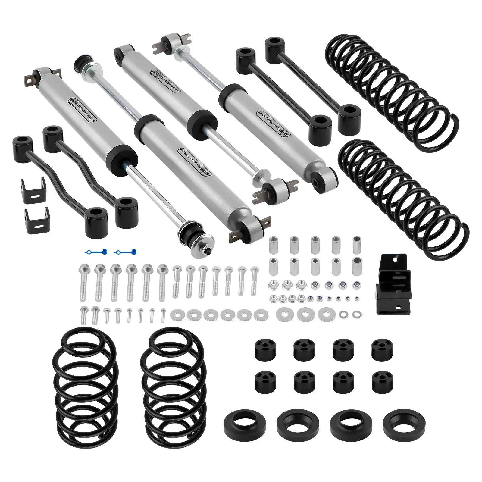 Комплект подъема подвески 3,25 дюйма с амортизаторами для двигателей Jeep Wrangler TJ 4WD 1997-2002 гг., 6 CYL 4,0 л, только