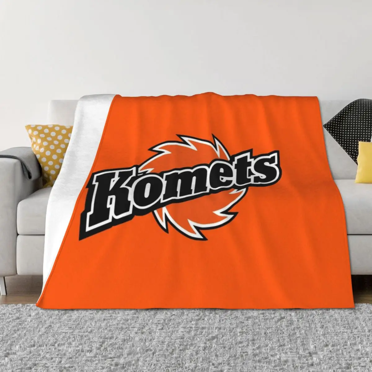 Фото Плед Fort Wayne Komets, диван-кровать, клетчатые дорожные мягкие одеяла №2