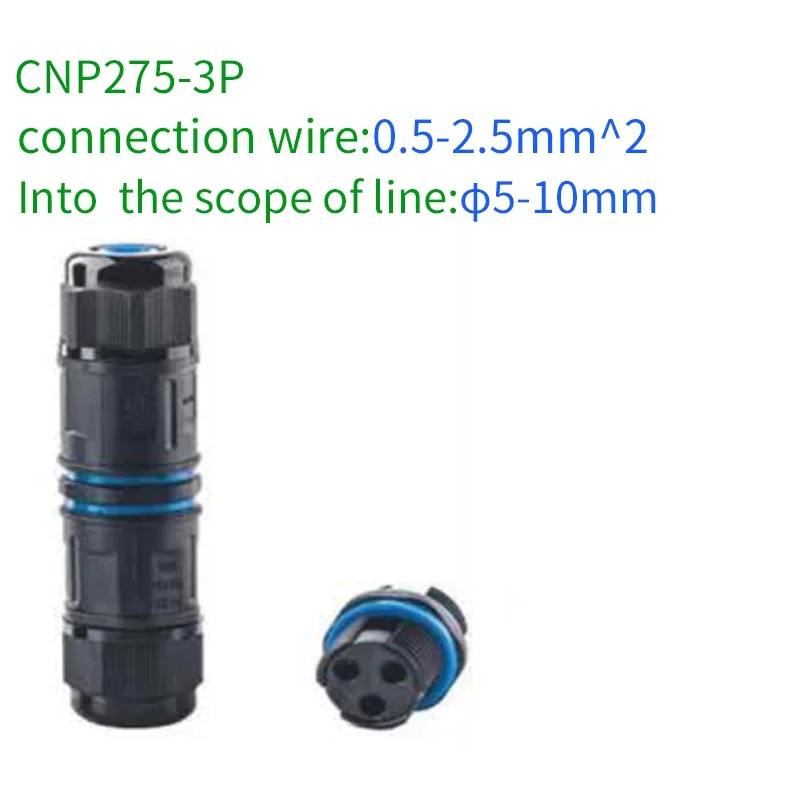 CNP275-3P/4P/5P IP68 16A 450V водонепроницаемый соединитель IP68 водонепроницаемый электрический соединитель 3Pin 4Pin