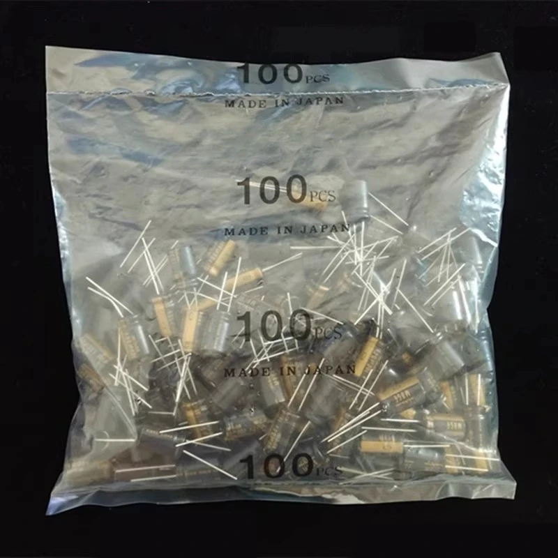 Фото (2 шт.) 50v100uf nichicon MUSE KZ Fever аудио алюминиевый электролитический конденсатор 100uF50v фиксированный конденсатор со сквозным отверстием №2