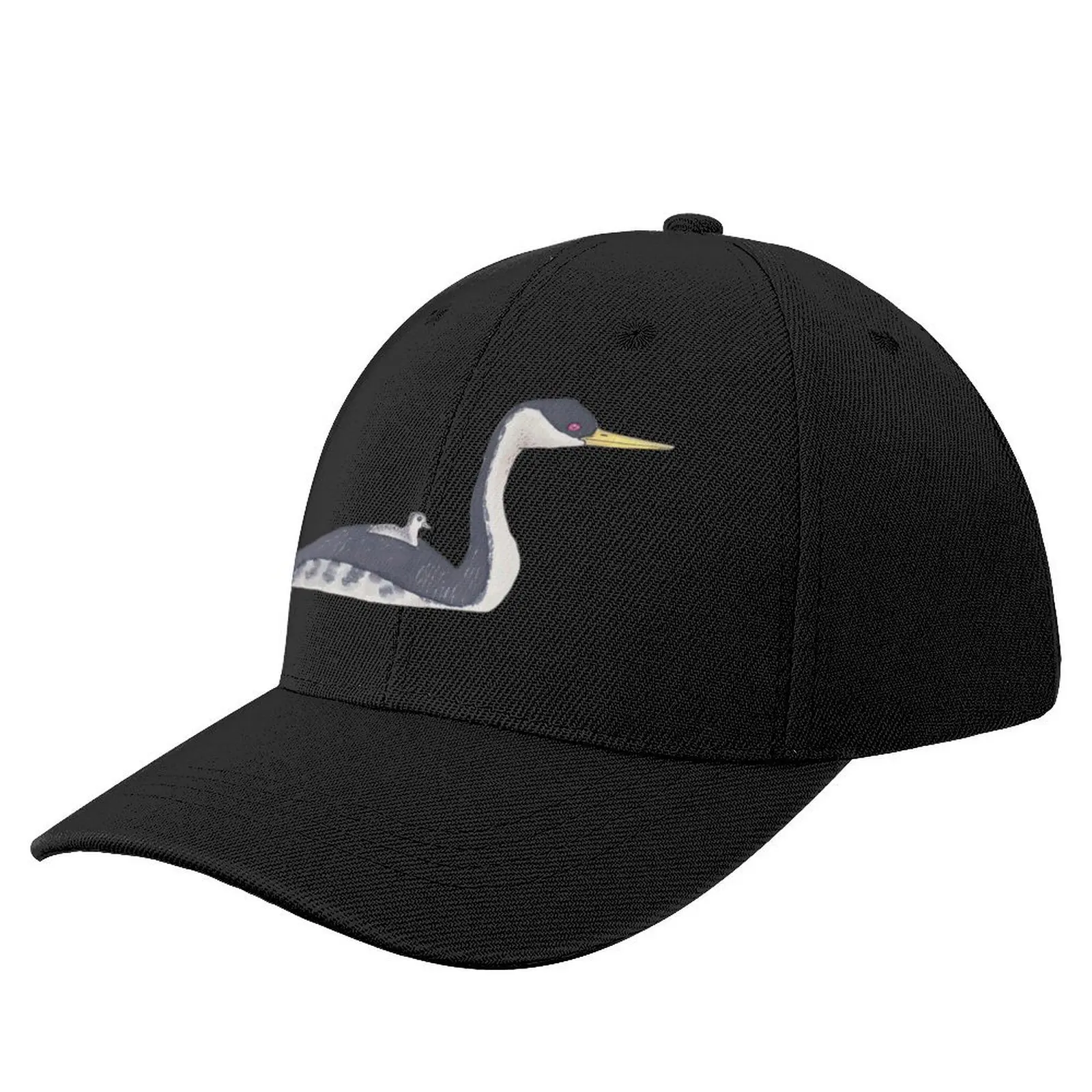 Western Grebe акварель птица искусство бейсболка дизайнерская шляпа уличная шляпа от солнца женские шляпы мужские