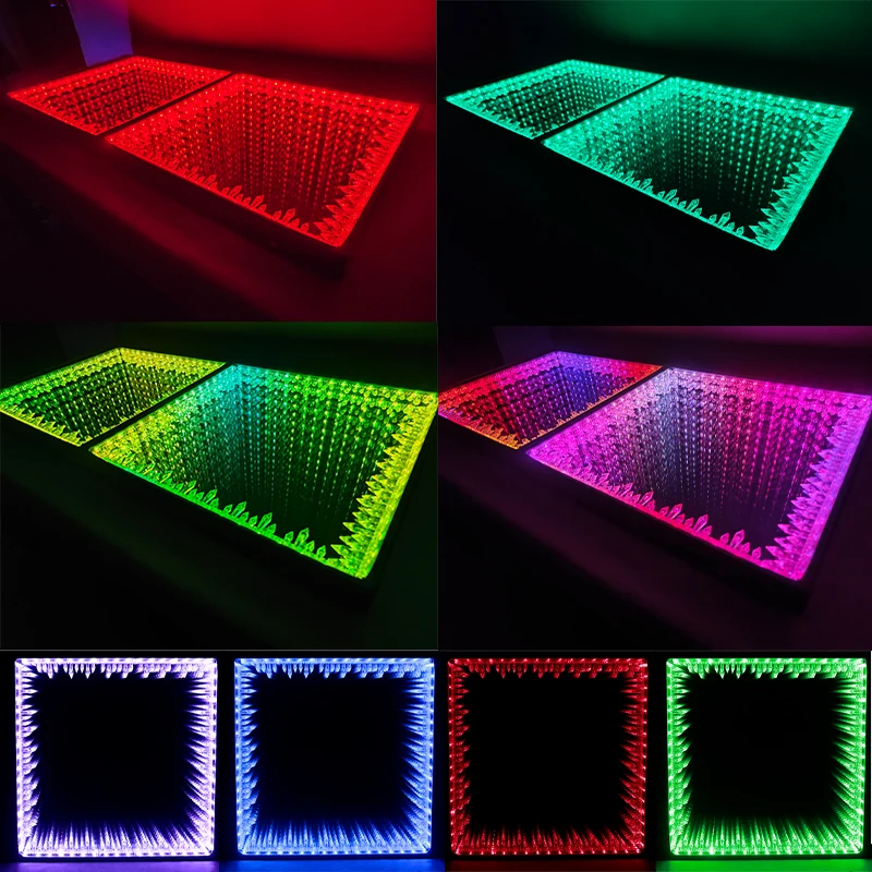 Фото Igracelite Crystal 3D светодиодный танцпол IP55 Крытый водонепроницаемый RGB 3 в 1, танцевальный пол, магнитный №4