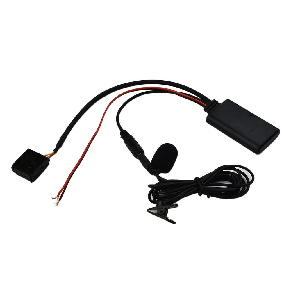 1 шт. JieRui-BT 5908 для Ford Focus 5-12 в автомобильный Bluetooth 5,0 аудио вспомогательный кабель-адаптер AUX + микрофон 1,5 м
