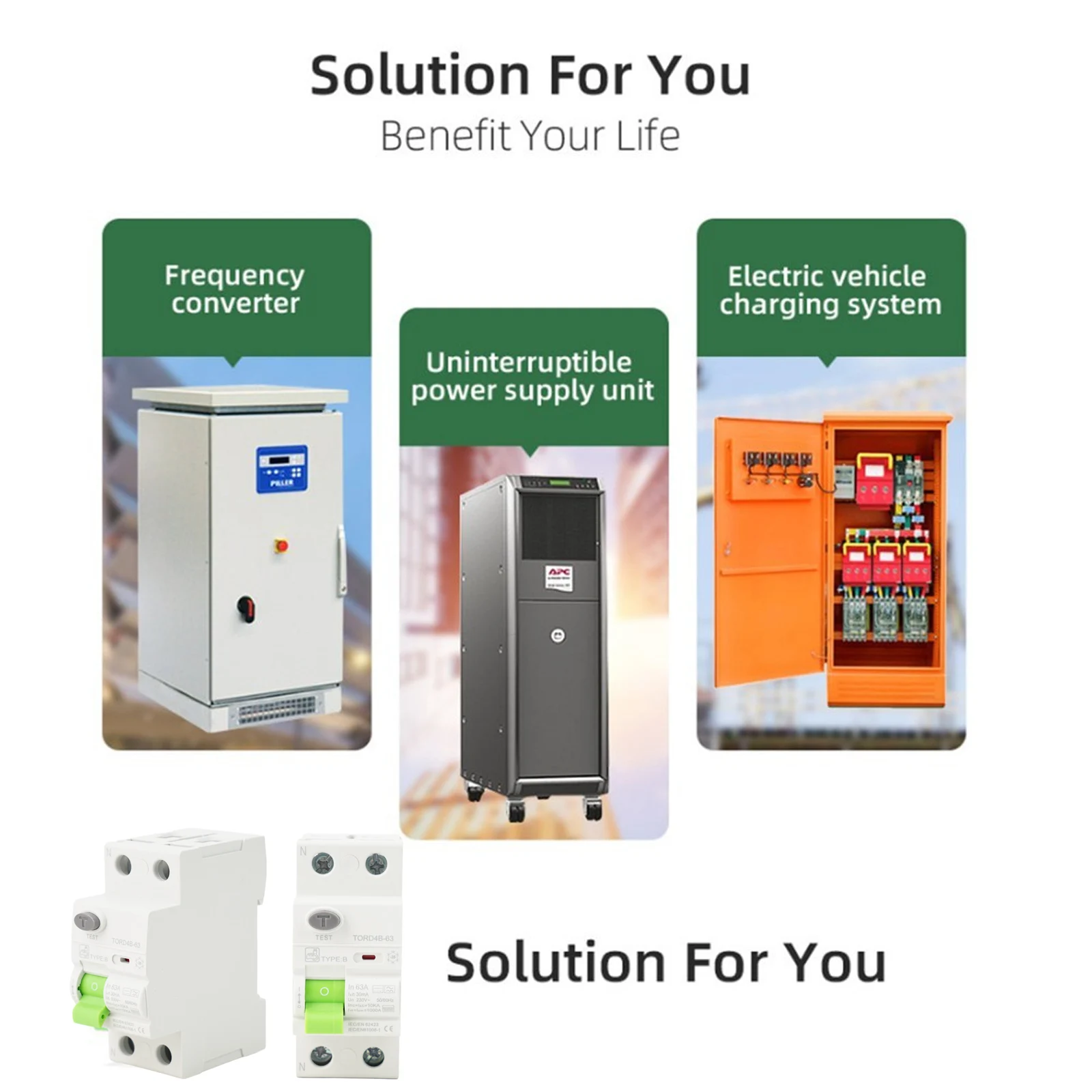 Фото Автоматический выключатель повышенной безопасности типа B RCD DC Electric 2P 63A 30mA Надежная защита для вашей электросистемы №5