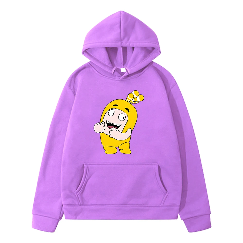 Желтый пузырьковый мультяшный худи Oddbods, милый Детский свитшот для мальчиков и девочек, уличная одежда, повседневные мягкие Пуловеры с длинным рукавом, худи (art.: 3920c30fe9861) - 3920c30fe9861