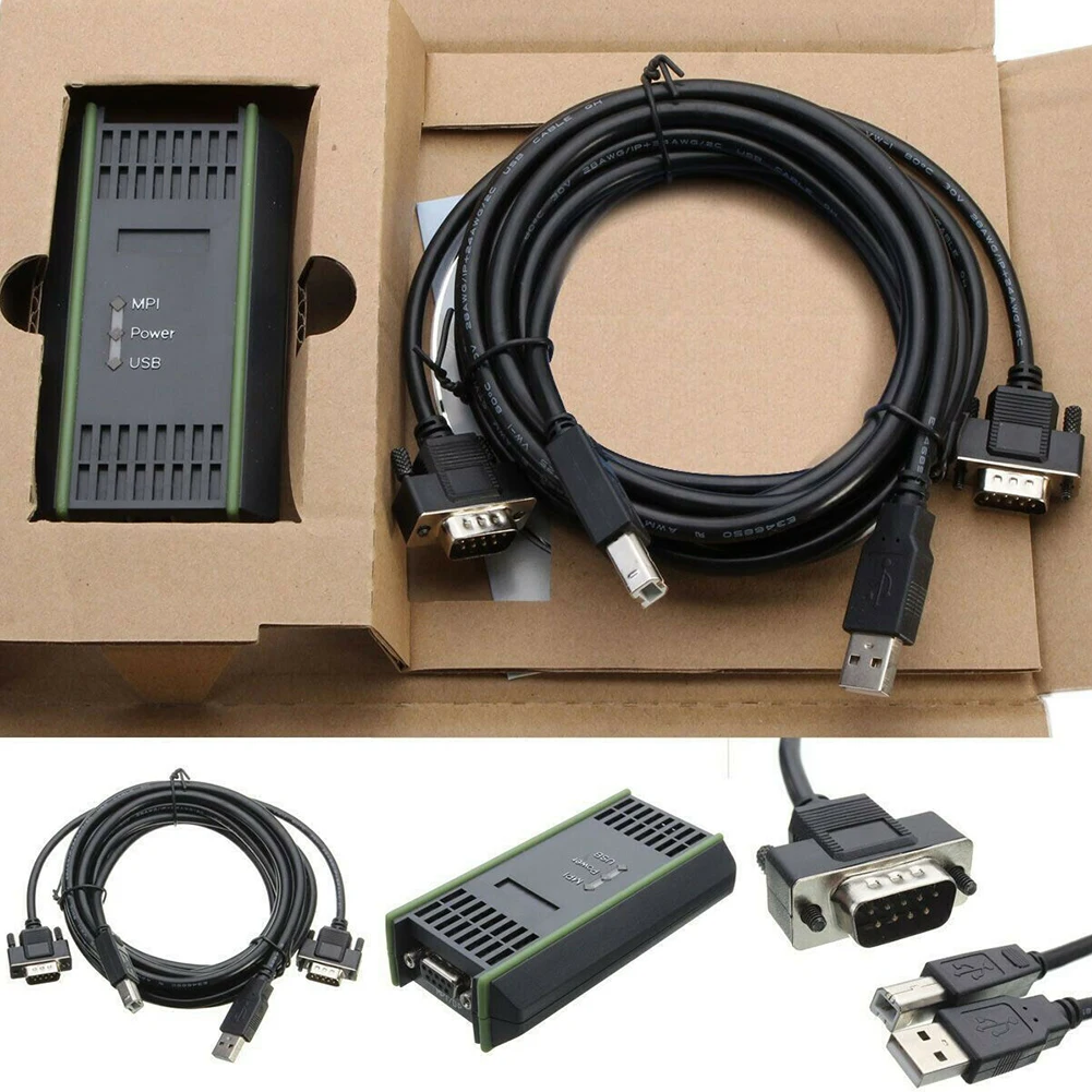 Фото 9-контактный штырьковый кабель PLC 6ES7972-0CB20-0XA0, аксессуары, детали, чистая медь для PPI/мпай/связи №2