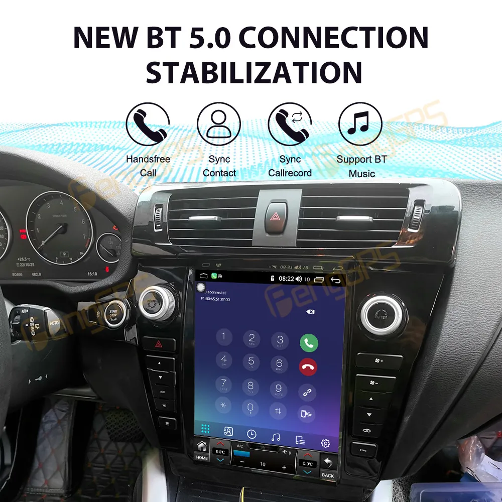 Android 14 12,1-дюймовый автомобильный радиоприемник Tesla с экраном для BWM X3 2014-2016, автомобильный GPS-навигатор, беспроводной мультимедийный автомобильный радиоприемник Carplay (art.: 3920cb74b9def) - 3920cb74b9def