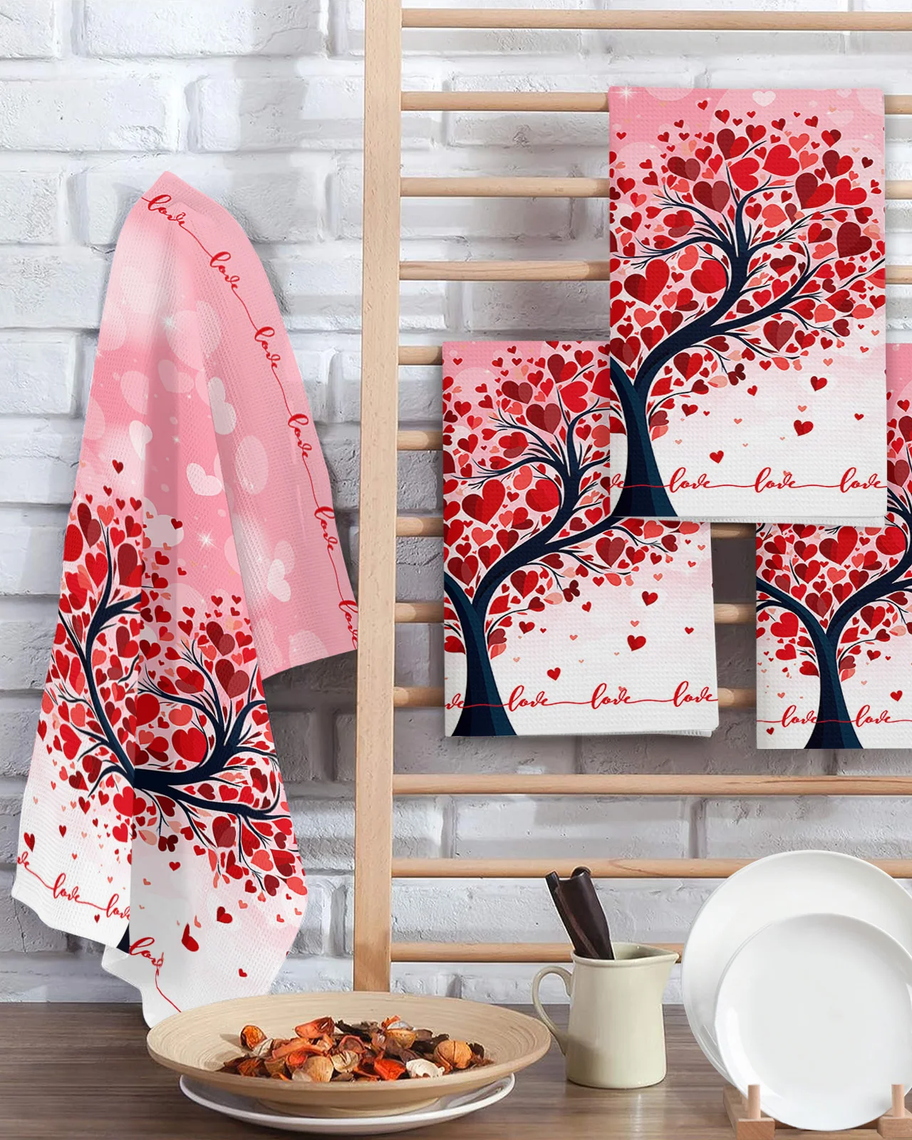 Вафельное полотенце из микрофибры, 30*30 см