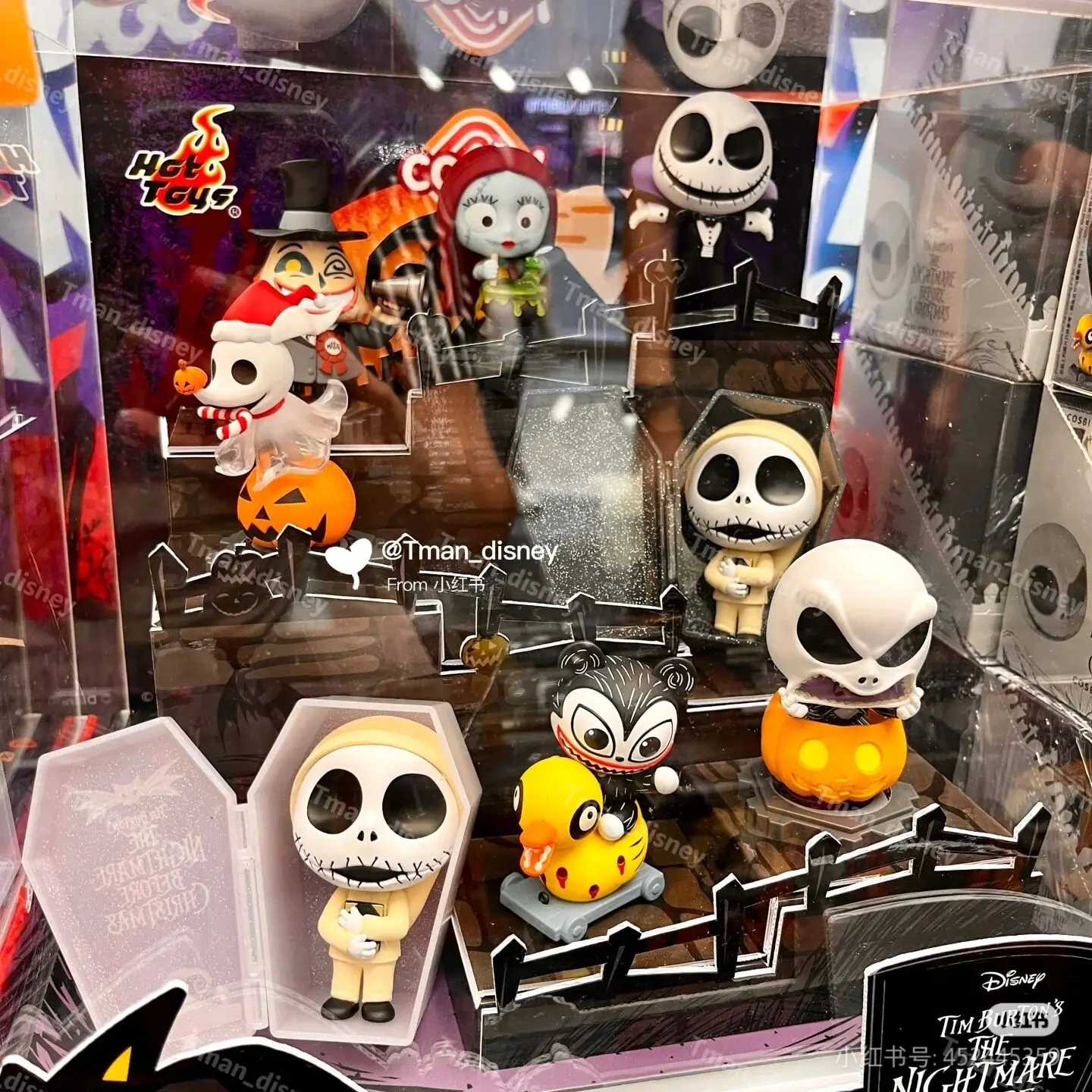 New Disney Tim Burton'S The Nightmare Before Christmas Series Blind Box Second Bullet Mystery Boxes Kids Halloween Surprise Gift