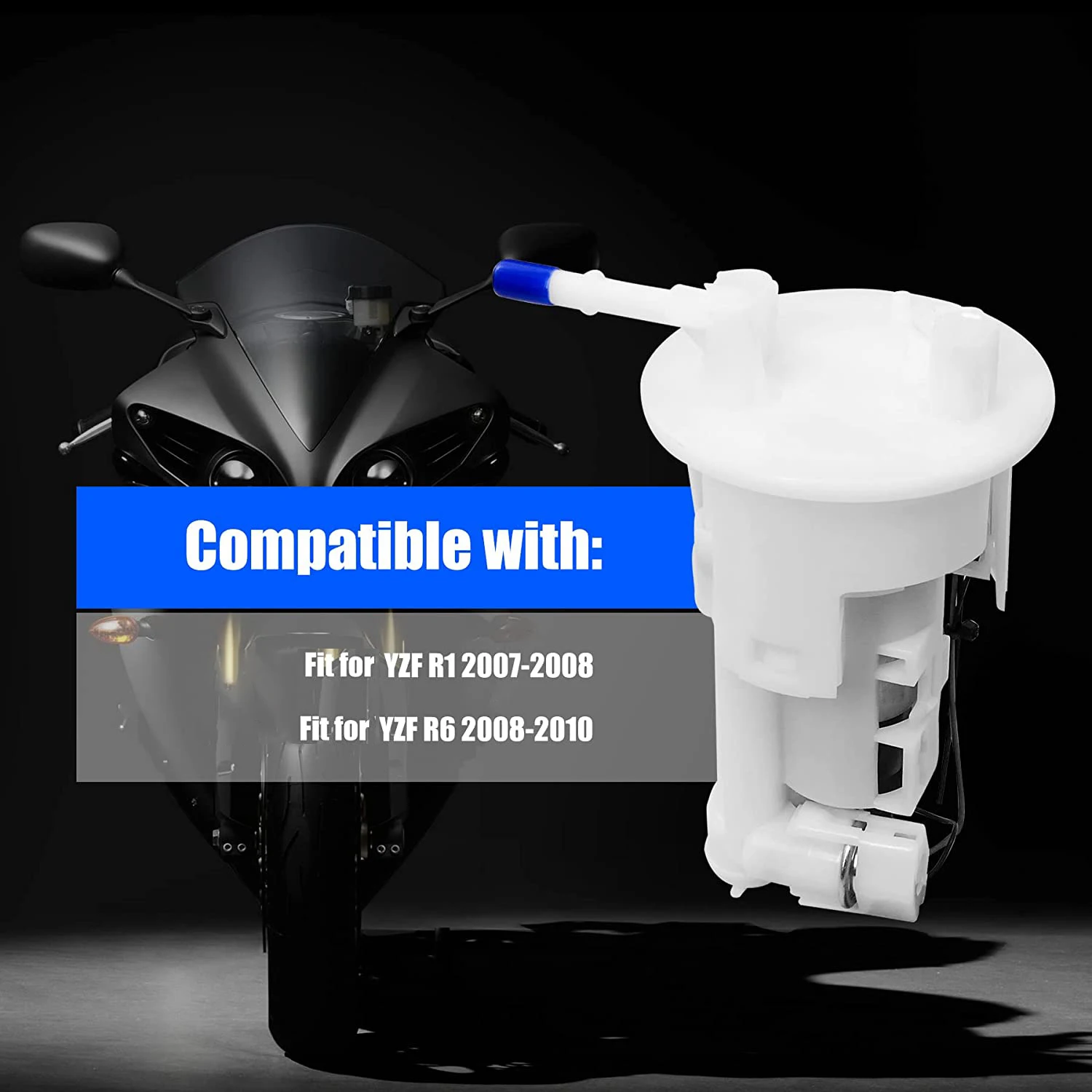 Фото Топливный насос для мотоцикла embly для Yamaha YZF-R1 2007-2008 YZF-R6 2008-2010 4C8-13907-01 4C8-13907-00-00 101962-2061 №4