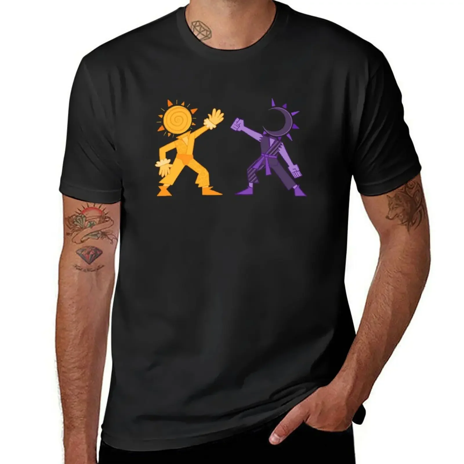 Футболка Dayman v Nightman essential, мешковатые рубашки, мужские высокие футболки