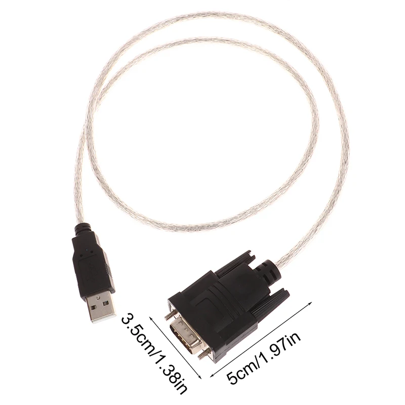 1 шт., адаптер для кабеля DB9 с USB на RS232 COM-порт