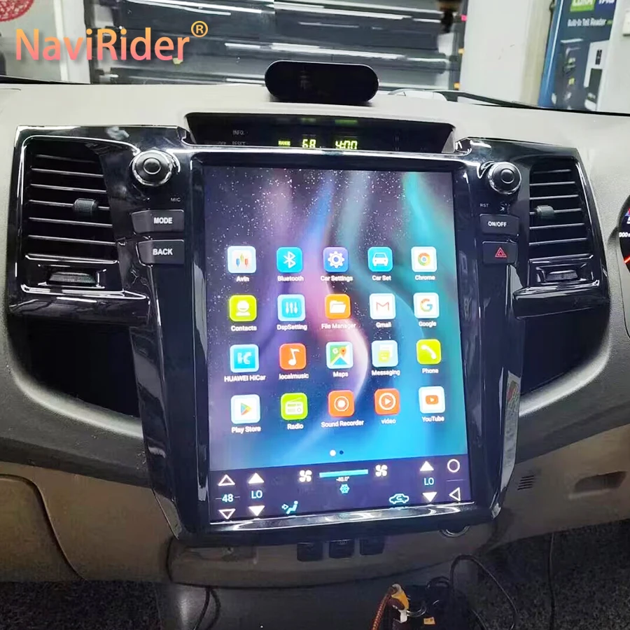 Для Toyota Fortuner 2010 Android 13 GPS Hilux Srv 2012 экран Tesla 12,1 дюймов стерео радио Carplay Автомобильный мультимедийный видеоплеер