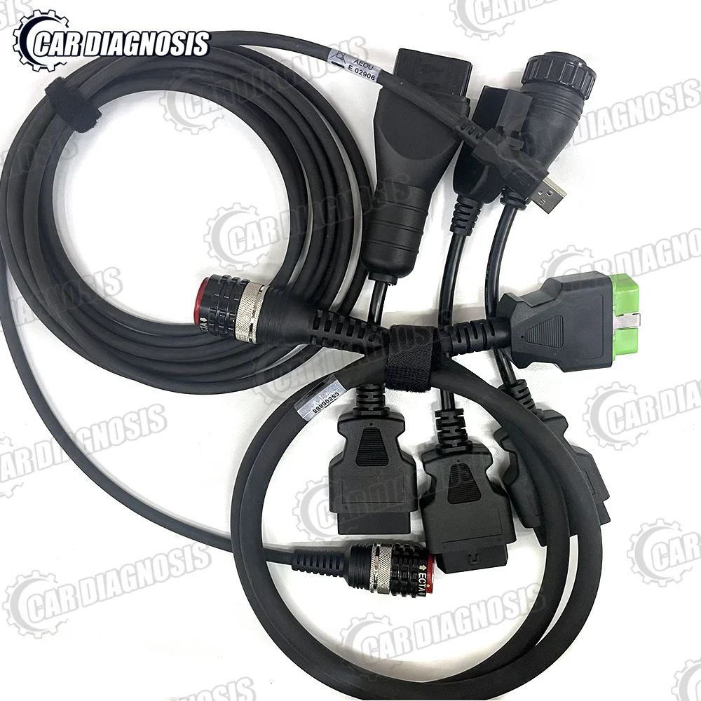 5 шт. OBD 88890304 + 8-контактный 88890306 + USB 88890305 + 14-контактный + 12-контактный диагностический кабель для адаптера VOCOM 88890300 VOCOM 2 II 88894000