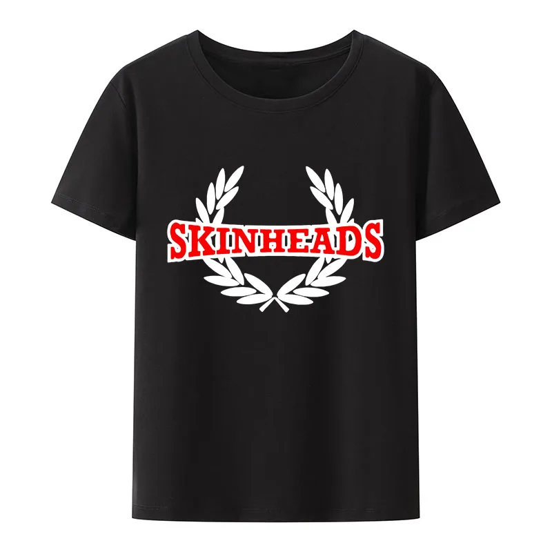 Футболка Skinhead Laurel Man Oi Ska Skins Scooters Punks Rudeboys Spirit of Tops унисекс, свободные дышащие футболки с рисунком, уличная одежда