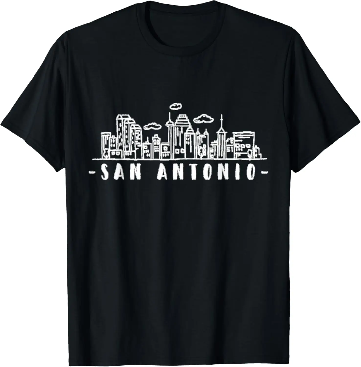 Футболка San Antonio Texas Skyline TX Pride