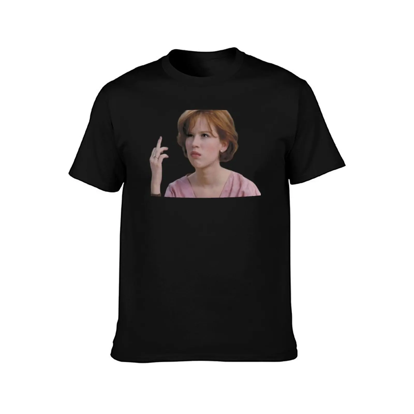 Фото Футболка Molly Ringwald Breakfast Club, хлопковая футболка, футболки из 100% хлопка, футболка высокого качества №2