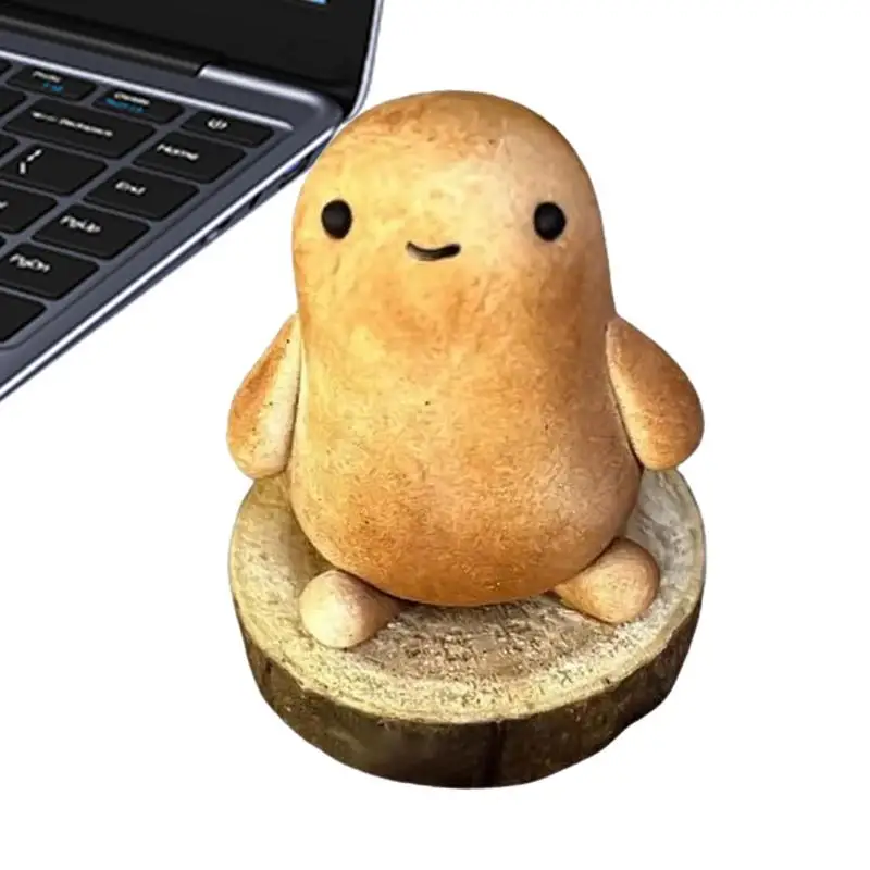 Миниатюрная игрушка в виде картофеля для домашних животных, Миниатюрные овощи, эмоциональная поддержка, сертификат усыновления