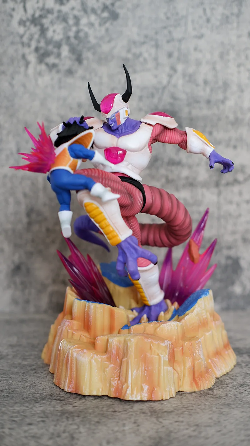 Фото Аниме Dragon Ball Z Frieza VS Son Gohan Super Saiyan GK ПВХ Фигурка Боевая Статуя Коллекция Модель Детские Игрушки Кукла 25 СМ №3