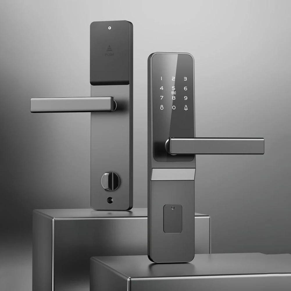 Фото Электронный умный дверной замок с интегрированной картой с паролем TTlock и разблокировкой приложений для безопасного управления гостями №5