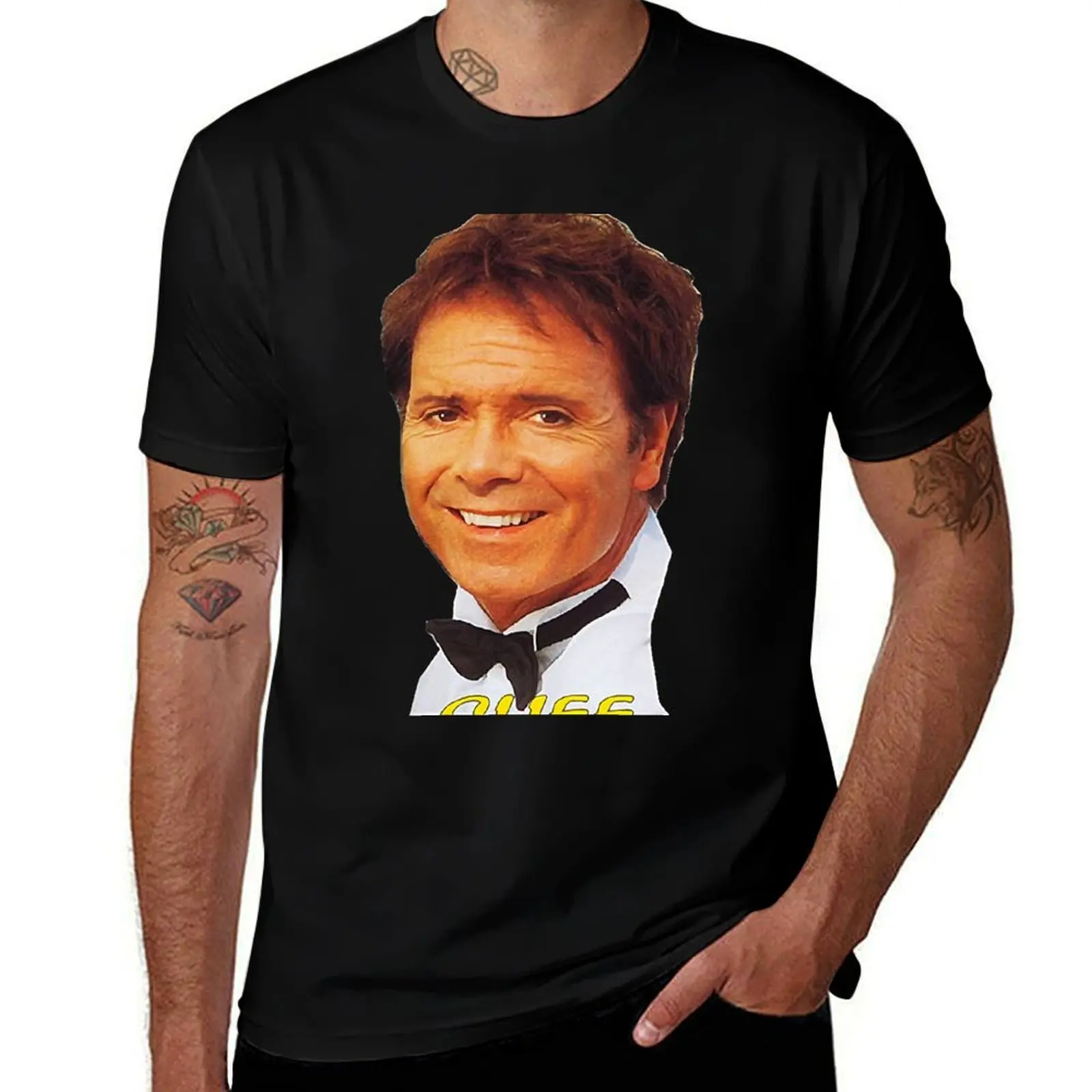 Забавные подарки Cliff Richard, подарок для любителей музыки, футболка для мужчин, мужская футболка из 100% хлопка, роскошная футболка