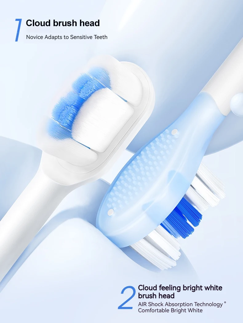 Фото SOOCAS X3S звуковая электрическая зубная щетка 180 дней с сроком службы батареи умный ультразвуковой очиститель зубных щеток для взрослых автоматический IPX8 водонепроницаемый №4