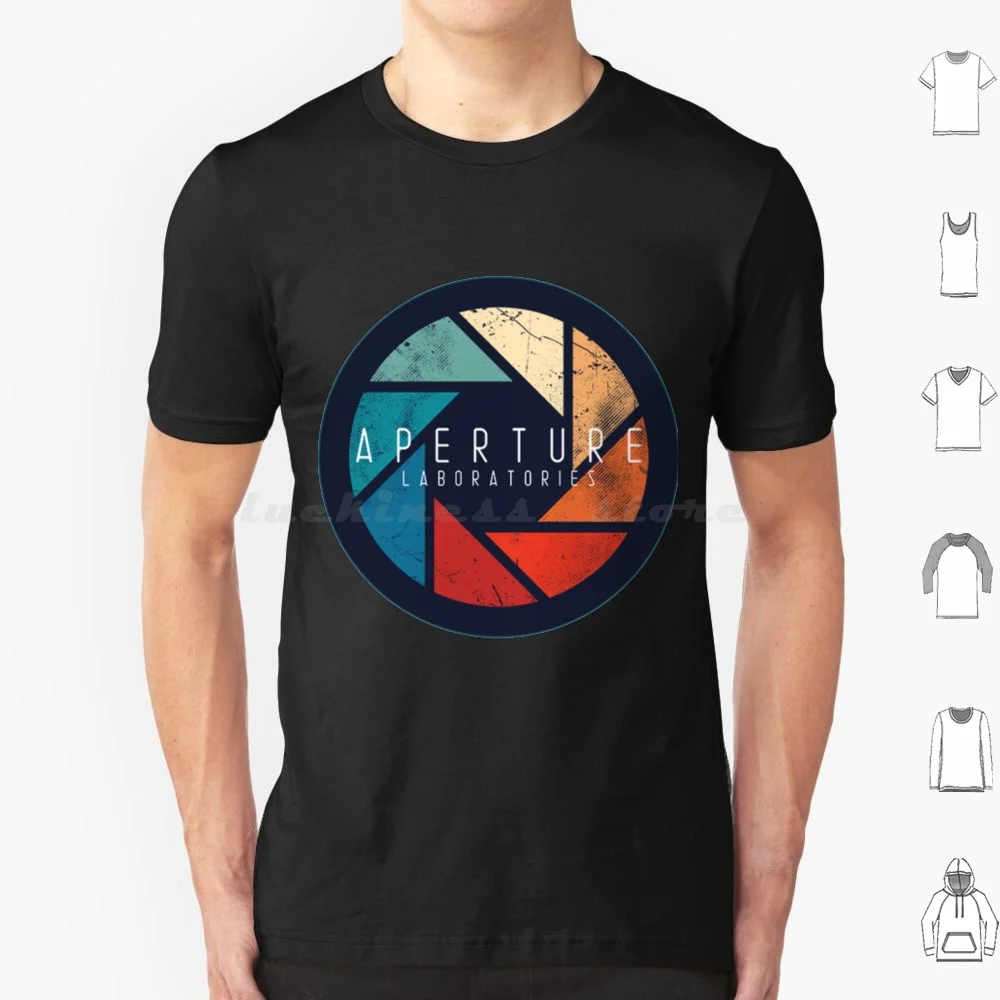 Футболка с апертурой (4), мужская, женская, детская, 6xl, Portal, Aperture Portal, 2 Aperture Science, Aperture Glados Valve Gaming Half