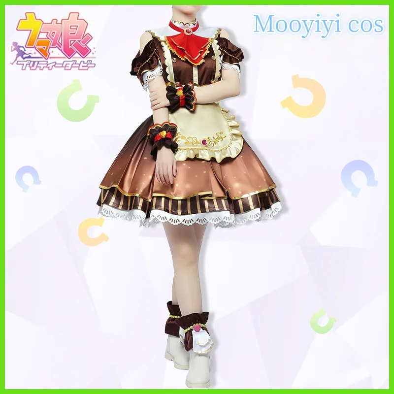 Игра Pretty Derby Oguri Cap Косплей Костюм Хэллоуин Рождество Ролевые игры Вечеринка Комикс Mihono Бурбон Женщина Размер S-XXL Лолита