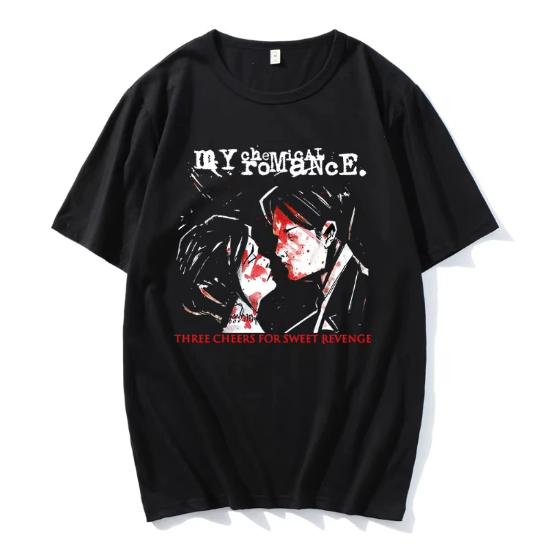 Лидер продаж, футболки для пар My Chemical Romance Mcr Dead Emo, популярный стиль, футболки из 100% хлопка, модная забавная удобная футболка