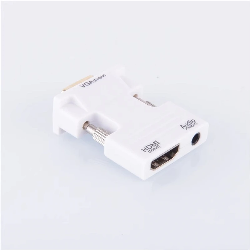 Hdmi-f коммерчески совместимое для vga macho, адаптер 3,5 мм, адаптер для мобильного телефона 1080p, портативный ТВ-монитор, разрабольный