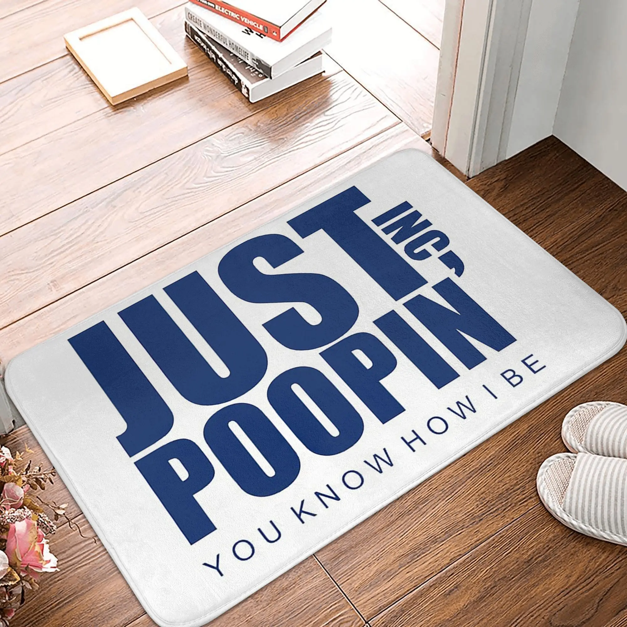 Фото Нескользящий коврик с логотипом The Office Just Poopin' Dunder Mifflin, напольный коврик, ковер для кухни, входа, дома, балкона, коврики для ног №2