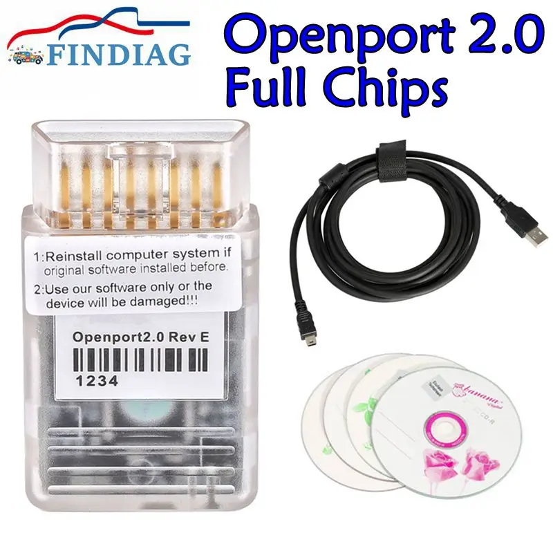 Лучший инструмент для настройки чипа ECU Openport 2.0 ECUFLASH, открытый порт 2 0 J2534, полный чип для Toyota JLR SDD, программное обеспечение OBD2, разъем