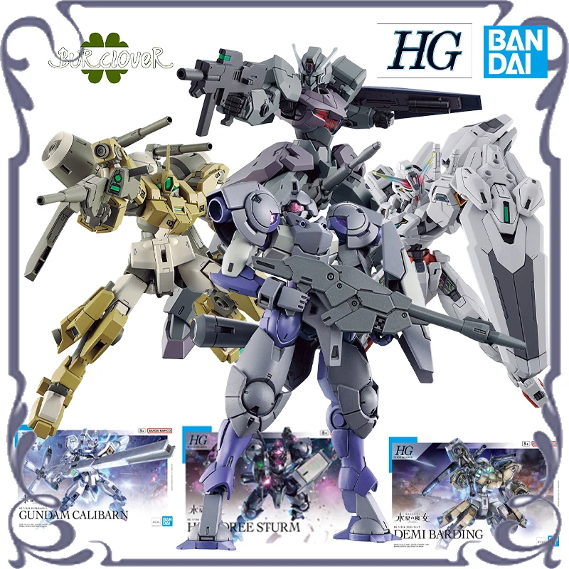 Оригинальная серия BANDAI GUNDAM 1/144, ведьма Меркурия GUNDVOLVA GUNDAM CALIBARN DEMI BARDING HEINDREE STURM, сборная модель
