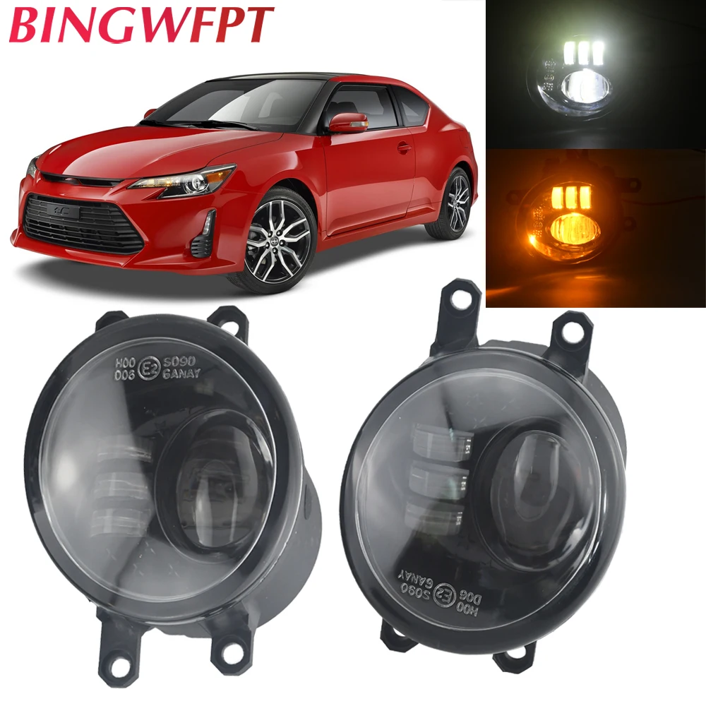 2X H11 светодиодные противотуманные фары 12 В для TOYOTA AVENSIS AURIS RAV 4 III CAMRY Corolla PRIUS YARIS Land Cruiser Scion tC 2014-2016