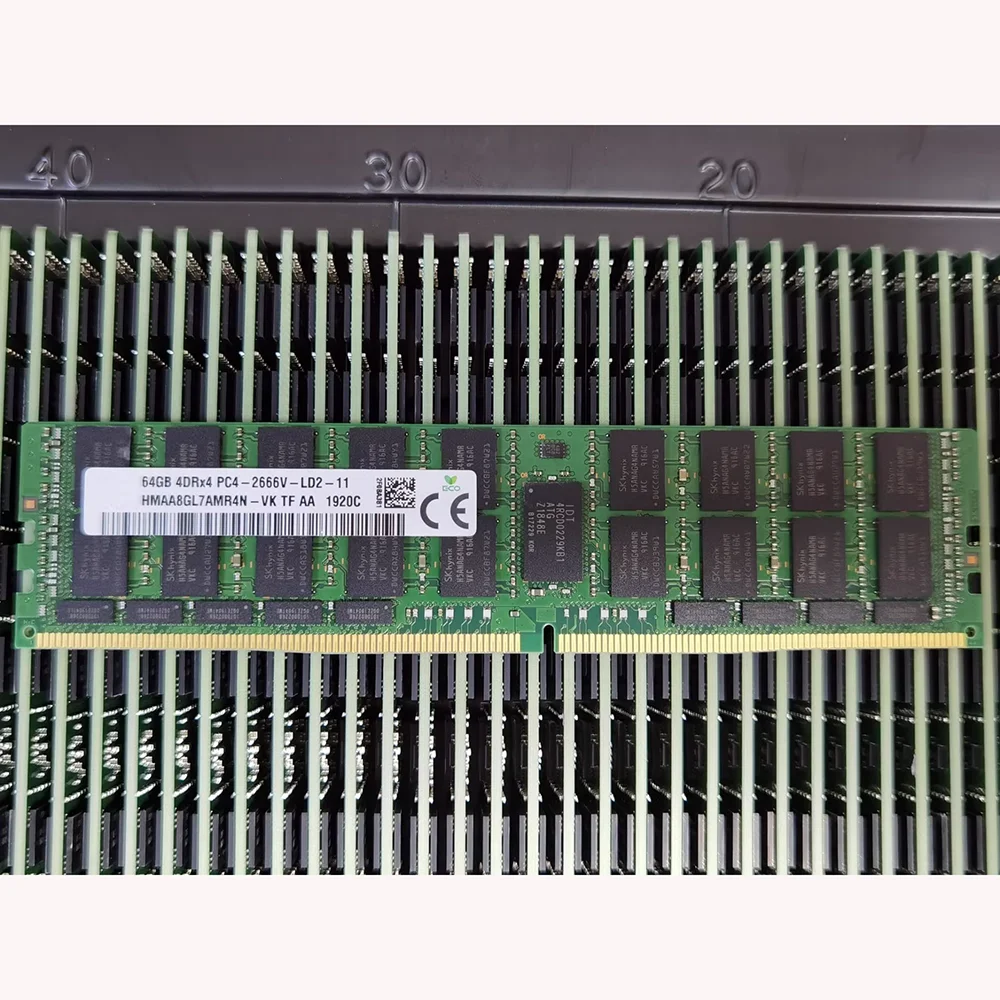 1 шт. для SK Hynix RAM 64G 64 ГБ DDR4 2666 4DRX4 PC4-2666V 2666 МГц ECC REG Память HMAA8GL7AMR4N-VK