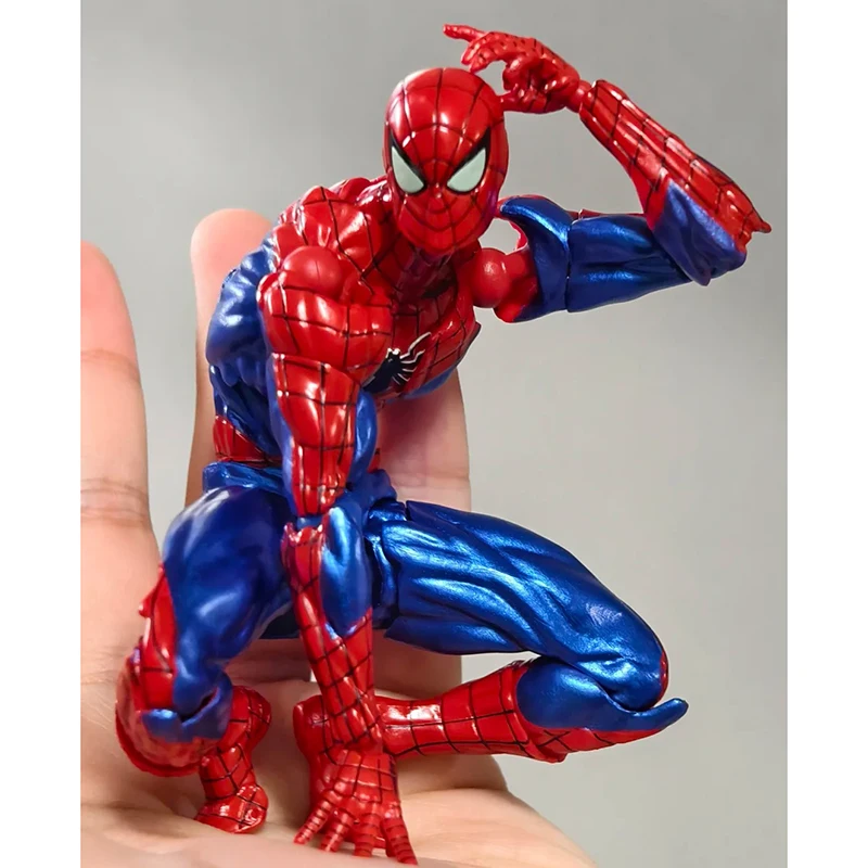 Фото В наличии Ct Toys Spiderman Mafex 143 Ben Reilly Comic Ver The Amazing Spider-Man 001 Аниме Фигурка Фигурка Игрушки Детский Подарок №4